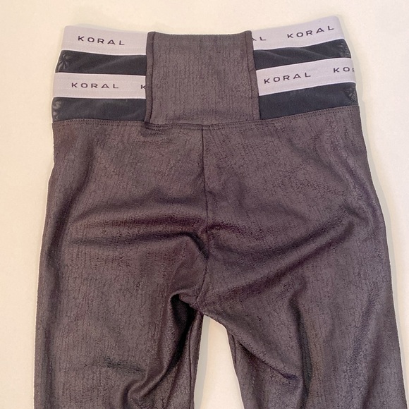Koral Leggings Black Set High Rise Obscure XS - Picture 4 of 10